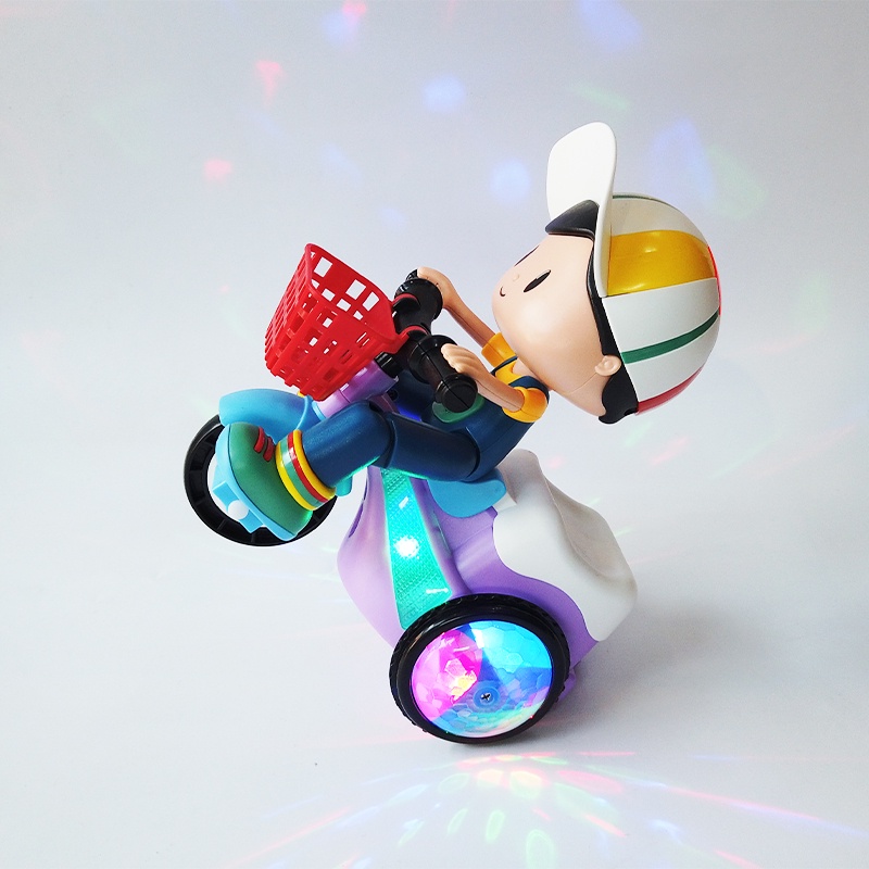 BB Kids Đồ Chơi Em Bé Đạp Xe Xoay 360 Độ Có Đèn Và Phát Nhạc