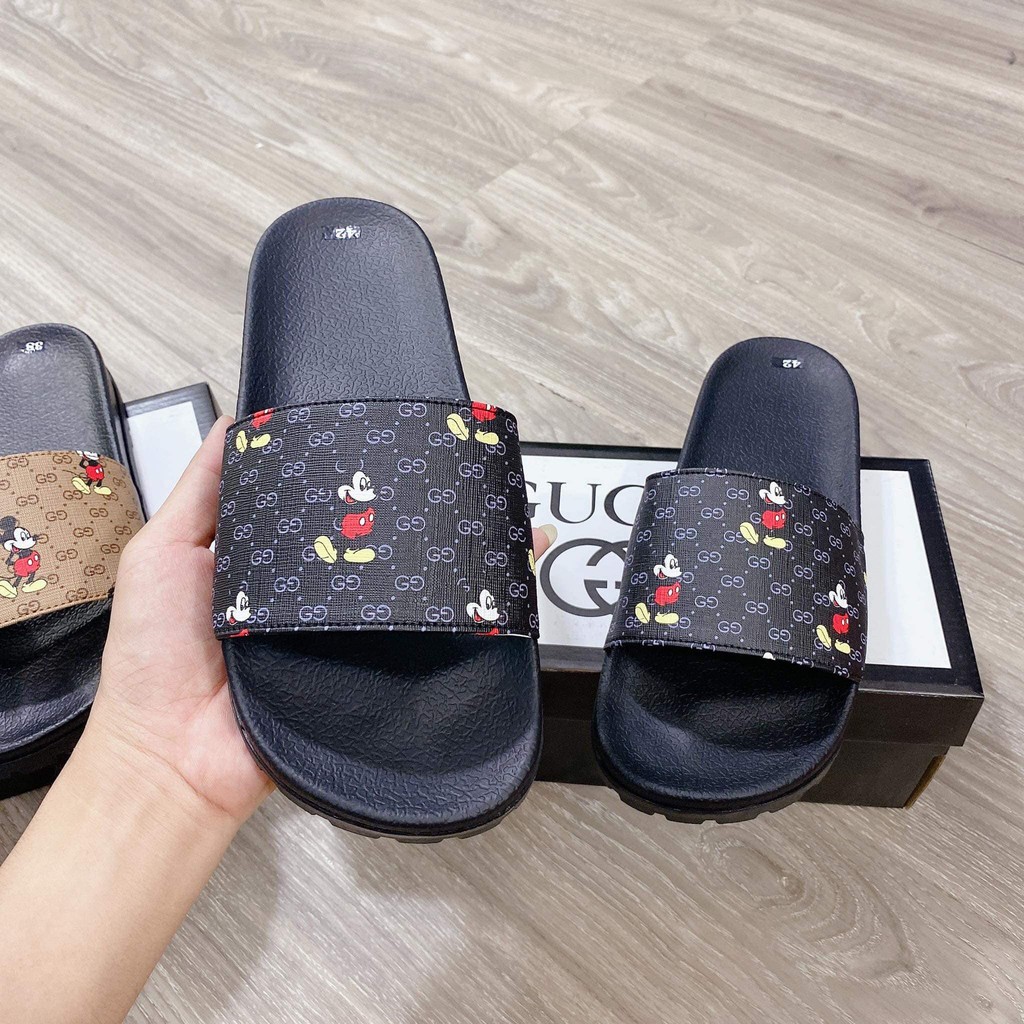 ⚡TOP BÁN CHẠY⚡ Dép nam quai ngang nam nữ lê bảo bình và míc ki nhiều loại cao cấp mới 2021 full size 34-42