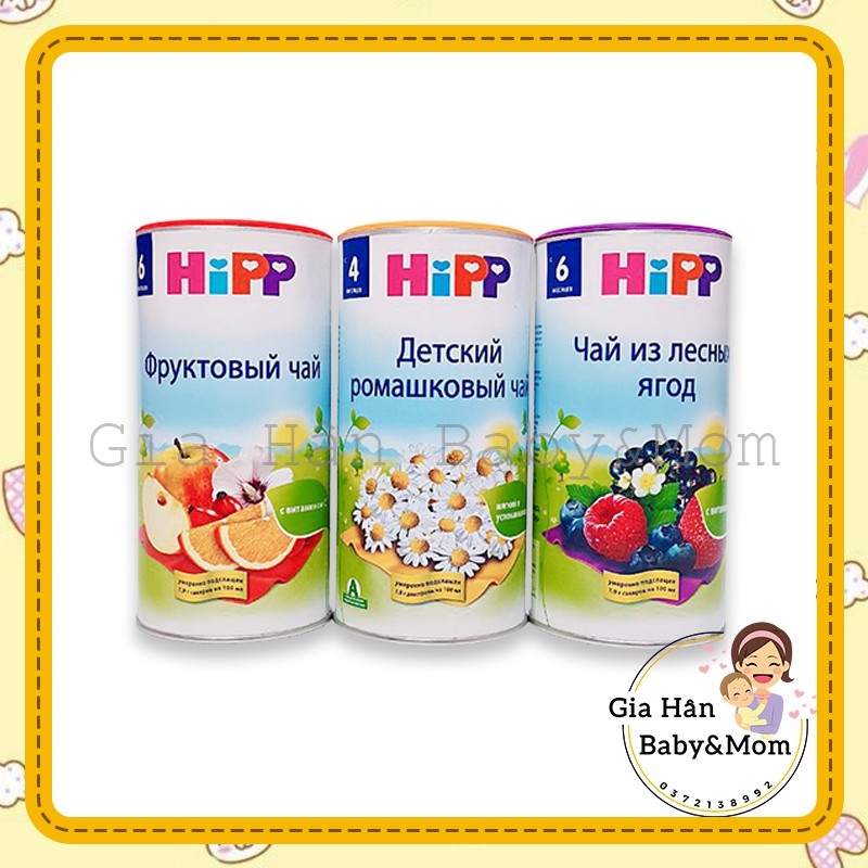 Trà Hipp Nga hoa quả đủ vị cho bé 200g