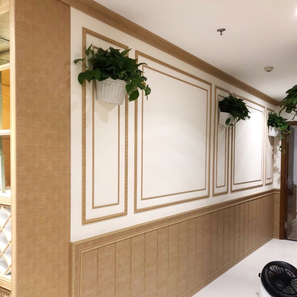 Phào chỉ dán tường, chỉ nhựa Hàn Quốc 3cm cổ điển