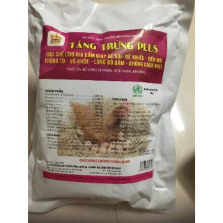 TĂNG TRỨNG PLUS CHO GÀ VỊT NGAN, CÚT ĐẺ (hàng chuẩn)