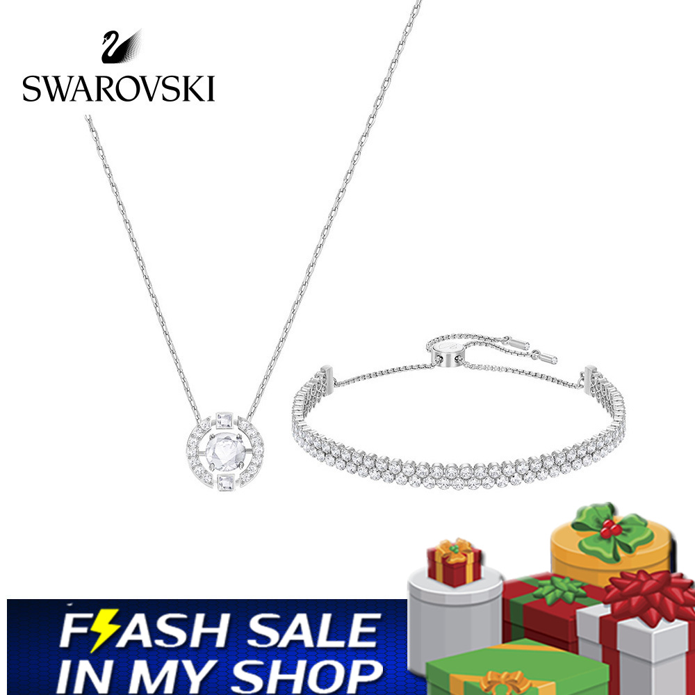 FLASH SALE 100% Swarovski SET Nữ Trái tim đang đập SPARKLING DANCE FASHION Crystal trang sức đeo Trang sức