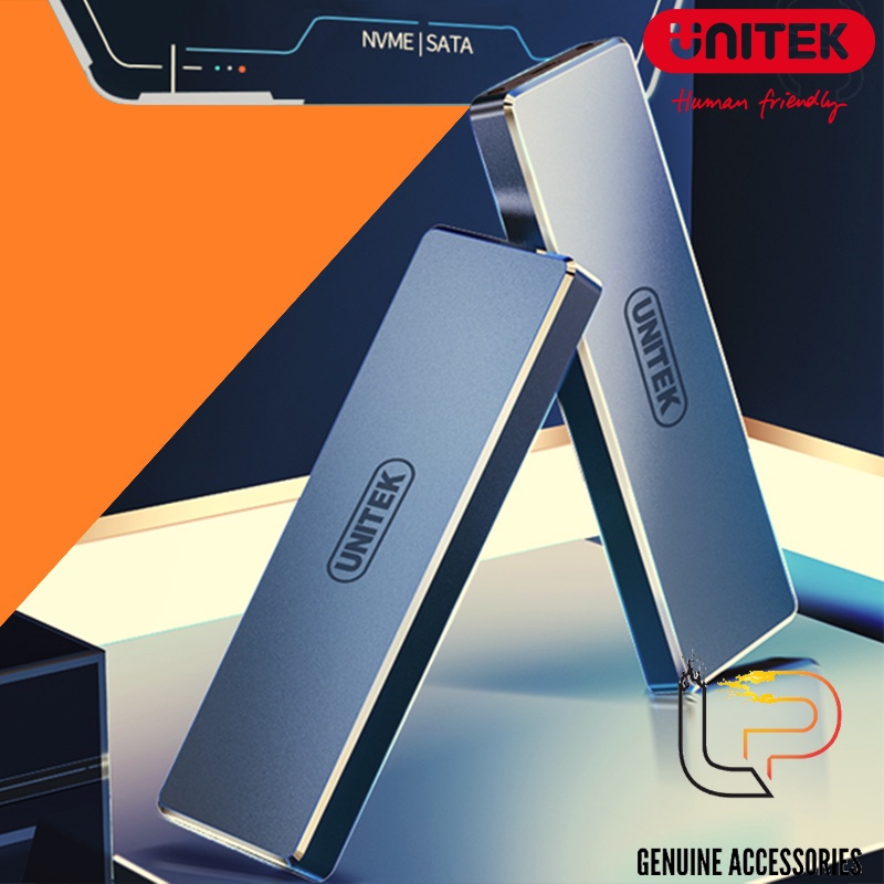 HỘP ĐỰNG Ổ CỨNG SSD TYPE-C NVME/SATA 10GB UNITEK