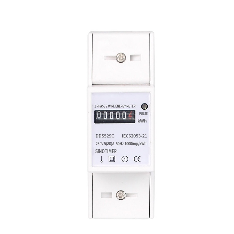 Đồng Hồ Đo Điện Tử Kilowatt Hour kwh 230V 5 (80) Chuyên Dụng