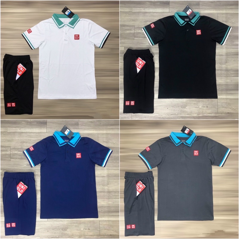 Set quần áo thể thao Nam Uniqlo mẫu mới - Quần có túi tiện lợi- Chất vải thoáng mát