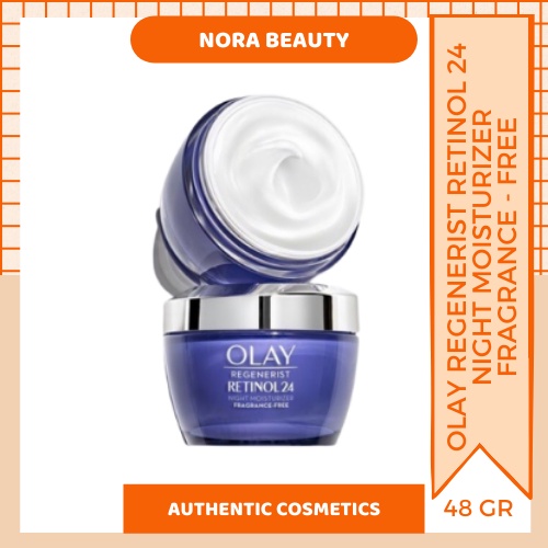 Kem dưỡng da sáng mịn ban đêm không mùi Olay Regenerist RETINOL 24 Night Moisturizer Fragrance-Free 48g