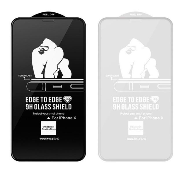 Kính Cường Lực King Kong Cho iPhone 15/14/ 13/12/11 Pro/ProMax XsMax/Xs/X 8/7/6 Plus Full Màn, Độ Cứng 9H