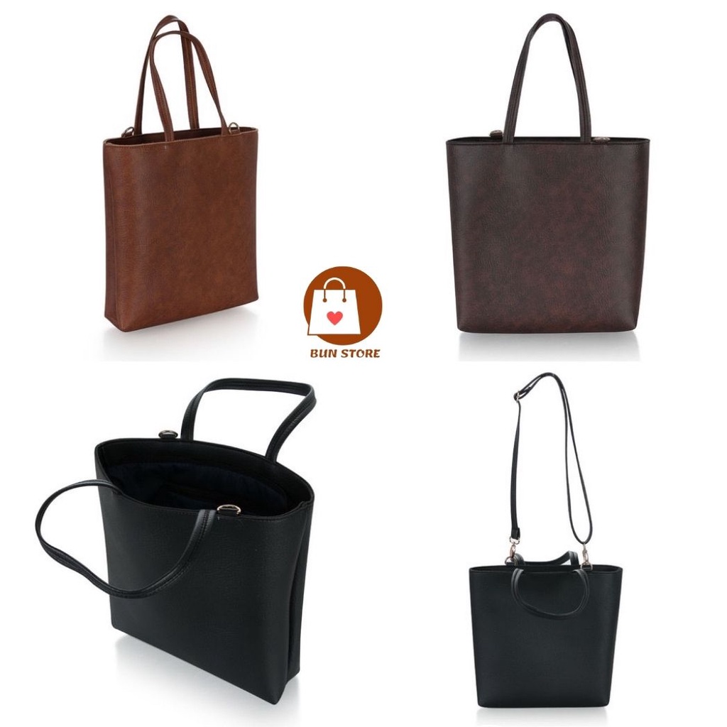 Túi xách to kẹp nách nữ Bun Store túi tote da nữ đeo vai đẹp thời trang công sở giá rẻ