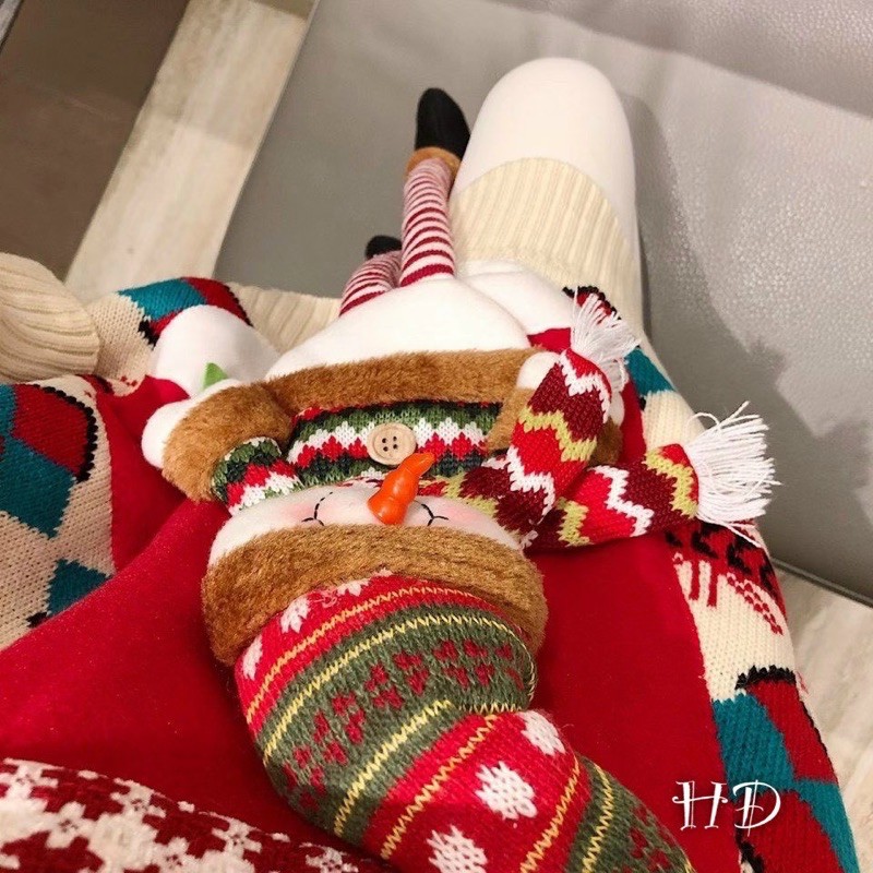 Váy len noel chất len siêu dàyyyyy