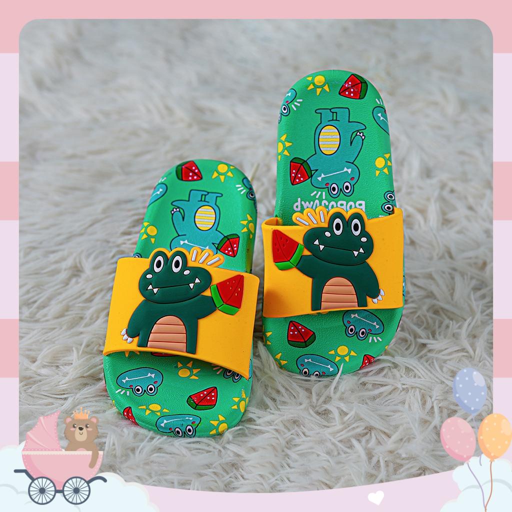Dép Bé Trai Hình Cá Sấu Siêu Ngộ Nghĩnh Đủ Size Đủ Màu Kèm Kích Thước Dễ Lựa Chọn (Hình Thật)
