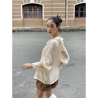 SAP-Áo sơ mi cổ sen lấp lánh