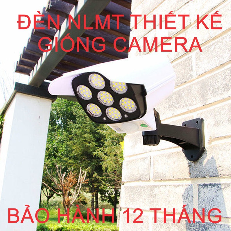 Đèn Năng Lượng mặt trời mô phỏng Camera chống trộm, cảm biến tự động