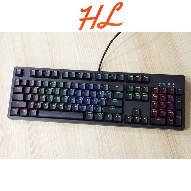 [HUANO 2021] Bàn Phím Cơ E-Dra EK3104 LED RGB (HUANO Switch, Chống Nước, Full Size) - BH 2 Năm Chính Hãng - Hưng Long PC