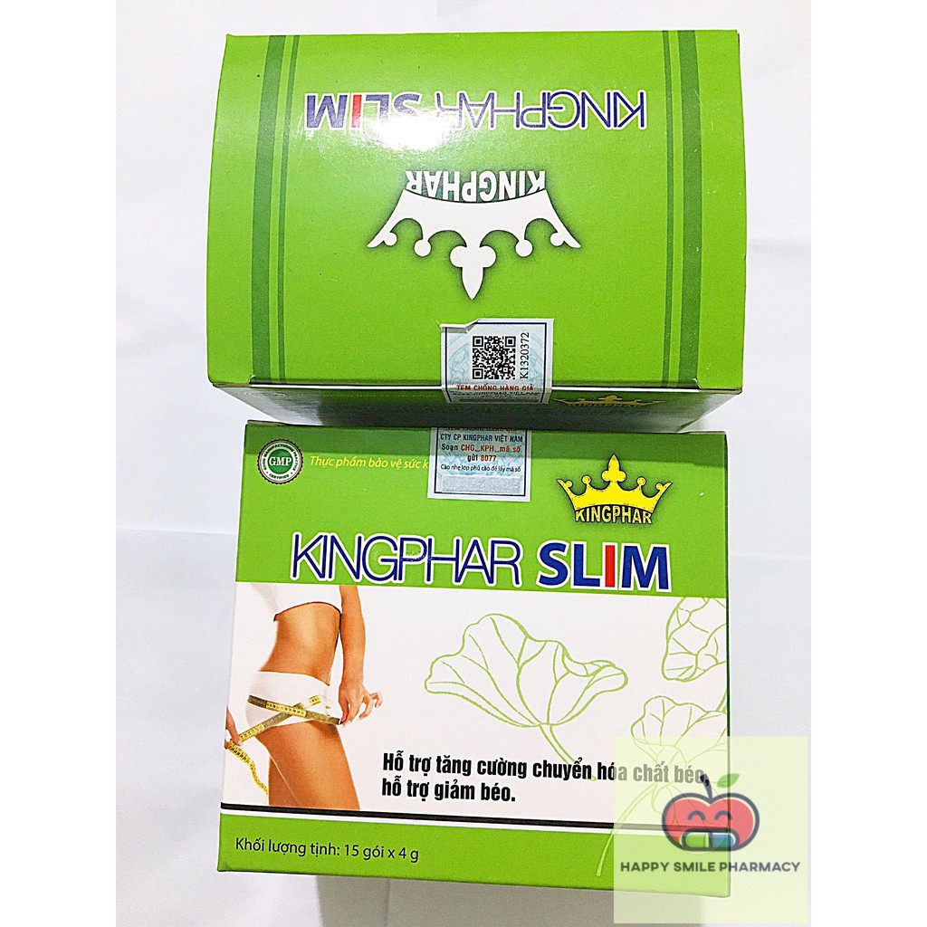Trà giảm cân Kingphar SLIM- hỗ trợ giảm cân an toàn hiệu quả
