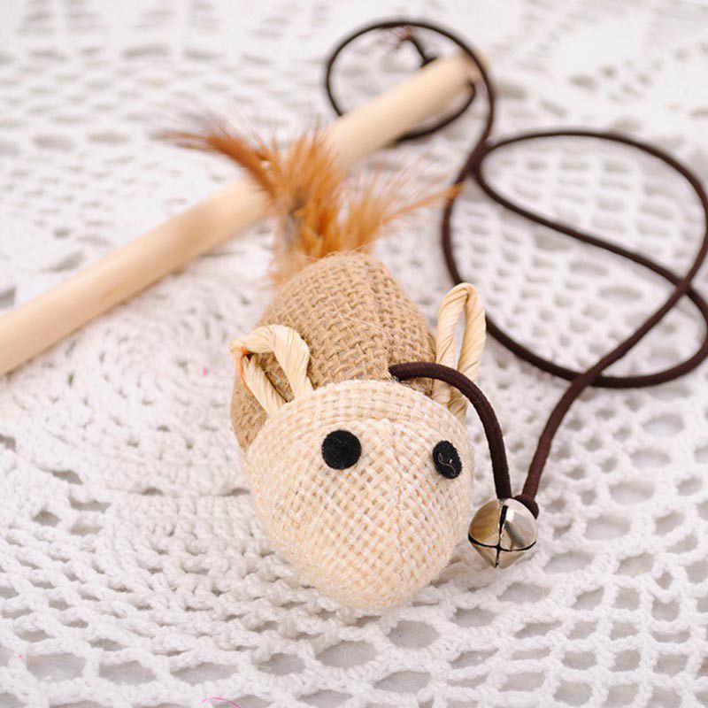 Cần câu chuột cho mèo - Đồ  chơi cho mèo