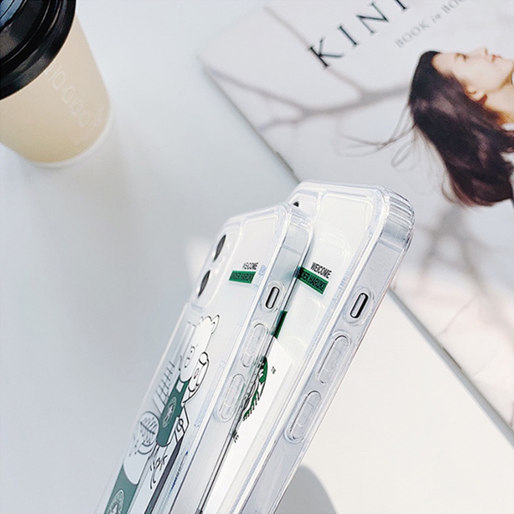 Ốp điện thoại in hình gấu trà sữa cho iphone 6/6s/7/8 plus/x/xr/xs/11/12/pro/promax | BigBuy360 - bigbuy360.vn