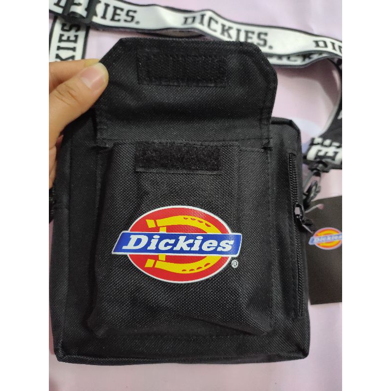 Túi đeo chéo nam nữ, túi vải canvas mini Dickies vuông 4 màu [Giá tri ân]