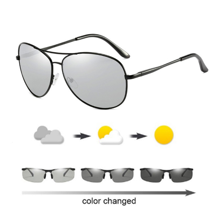 Kính mát phi công thay đổi màu sắc cho nam và nữ | BigBuy360 - bigbuy360.vn