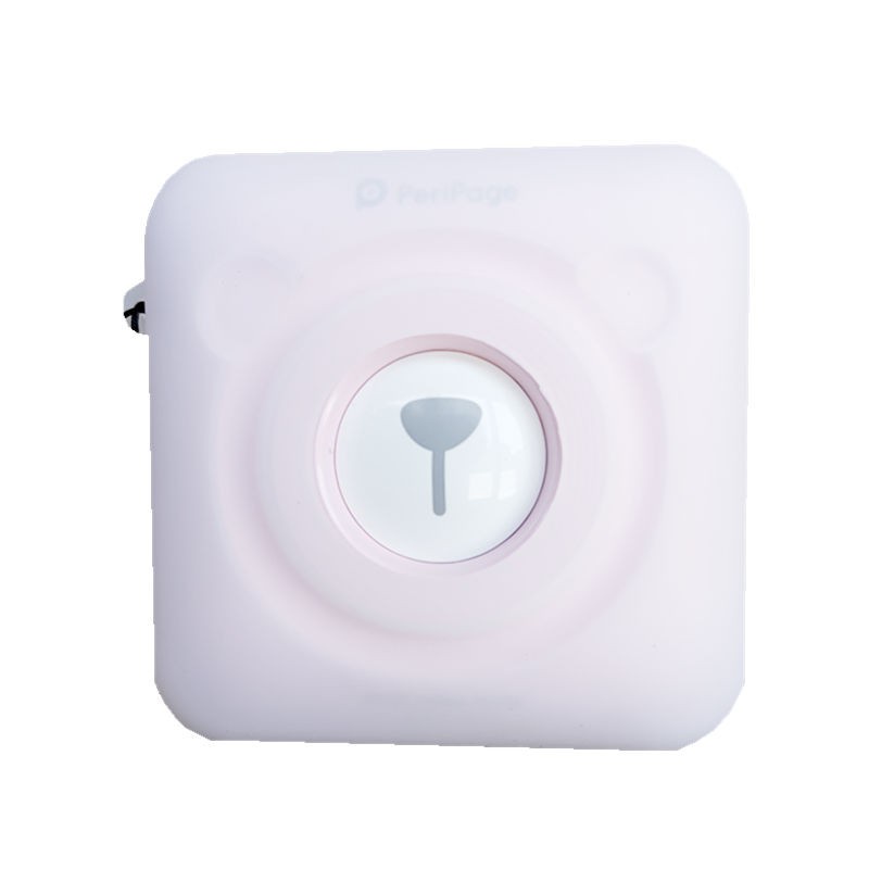 Ốp Điện Thoại Nhựa PVC Trong Suốt Có Ngăn Đựng Thẻ Kèm Dây Đeo Cho Máy In A6