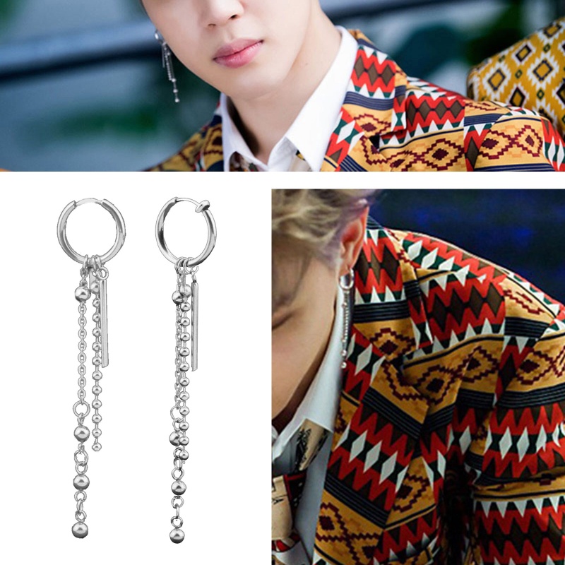 Khuyên Tai Chuỗi Hạt Tròn Thời Trang Halloween Cho Nam Và Nữ