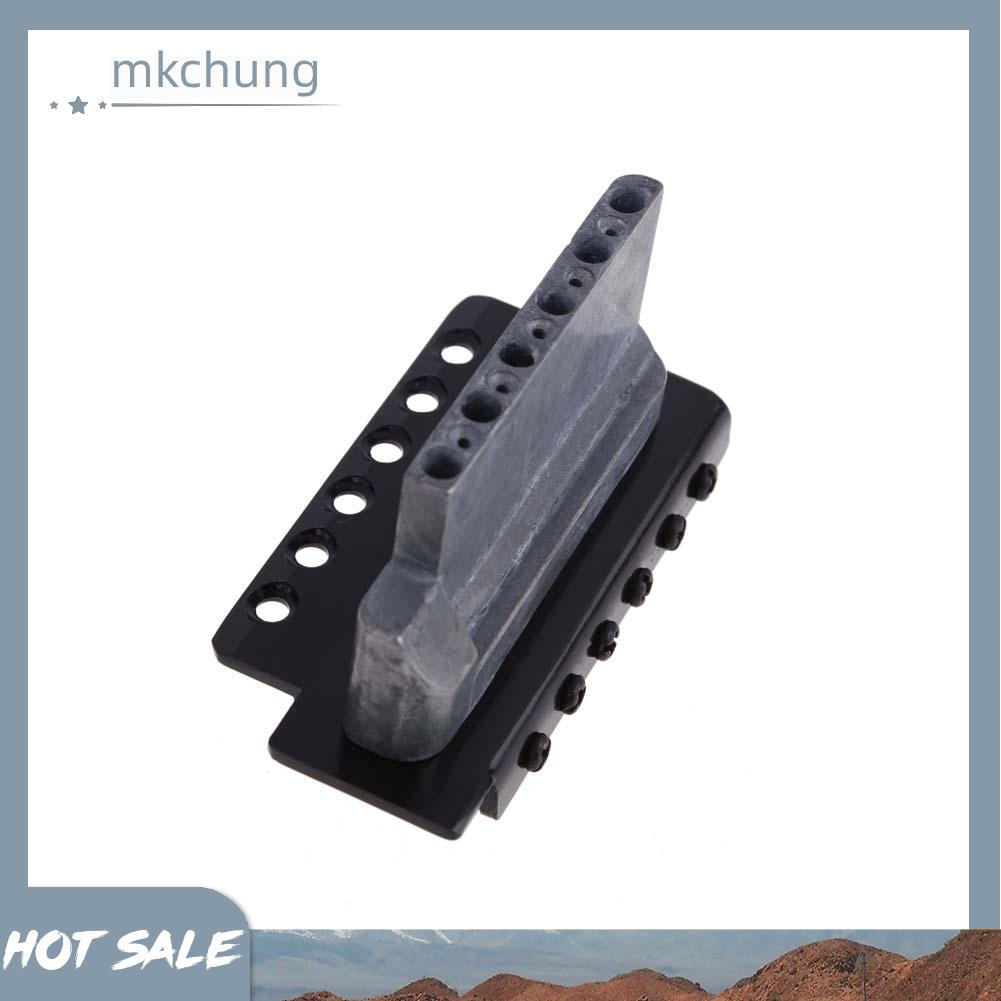1 Bộ Cầu Tremolo Màu Đen Kèm Thanh 6 Dây Cho Đàn Guitar Điện