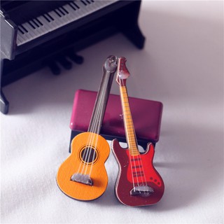 Mô hình đàn ghi-ta (guitar) mini trưng bày cho figure hoặc dollhouse