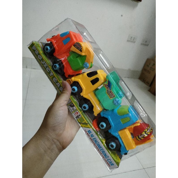 Bộ 3 Xe Oto Công Trình Tháo Lắp cho bé