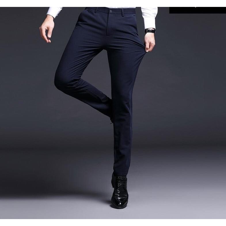 Quần âu nam chất vải tuyết mưa ,co giãn 4 chiều dáng ôm body chống nhăn | BigBuy360 - bigbuy360.vn