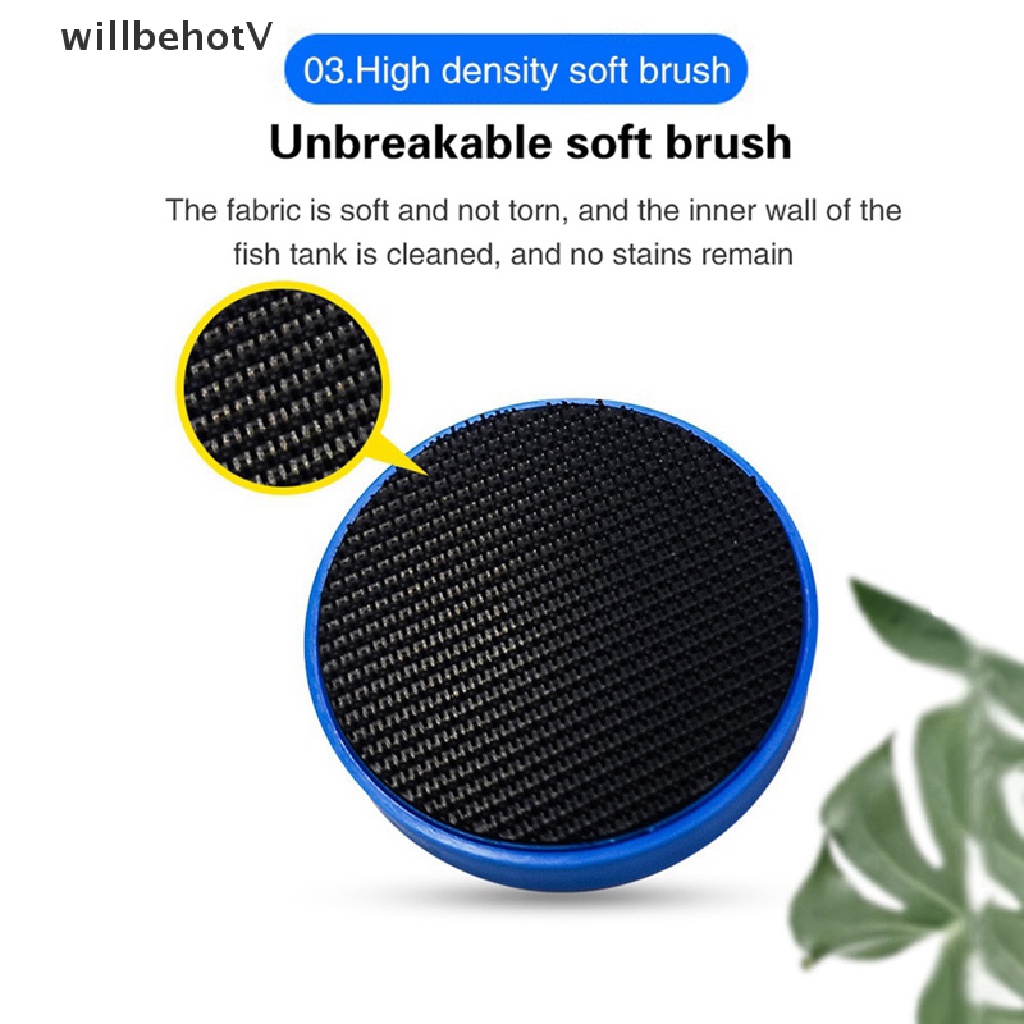 Chổi Vệ Sinh Kính Bể Cá Từ Tính Mini Tiện Dụng