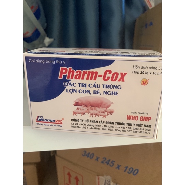 cầu trùng lợn con,bê,nghé 10ml