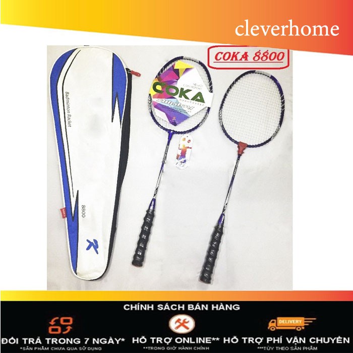 BỘ 2 VỢT CẦU LÔNG COKA 8800