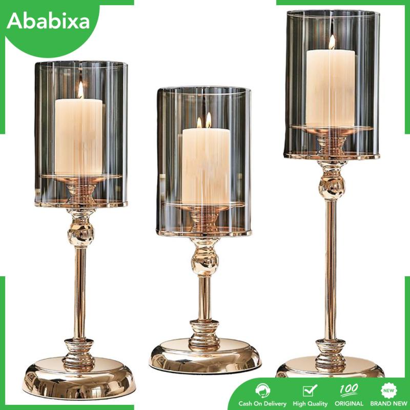 [Ababixa] Giá Đỡ Đèn Cầy Không Lửa Cho Bàn Ăn / Cà Phê - Sử Dụng Với Que Nến / Đèn Trà / Nhạt / Vàng Và Không Lửa