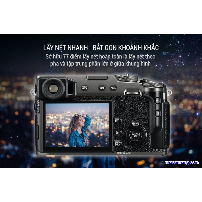 Máy ảnh FUJIFILM X-PRO2 + XF23MM F2 GRAPHITE SILVER - chính hãng