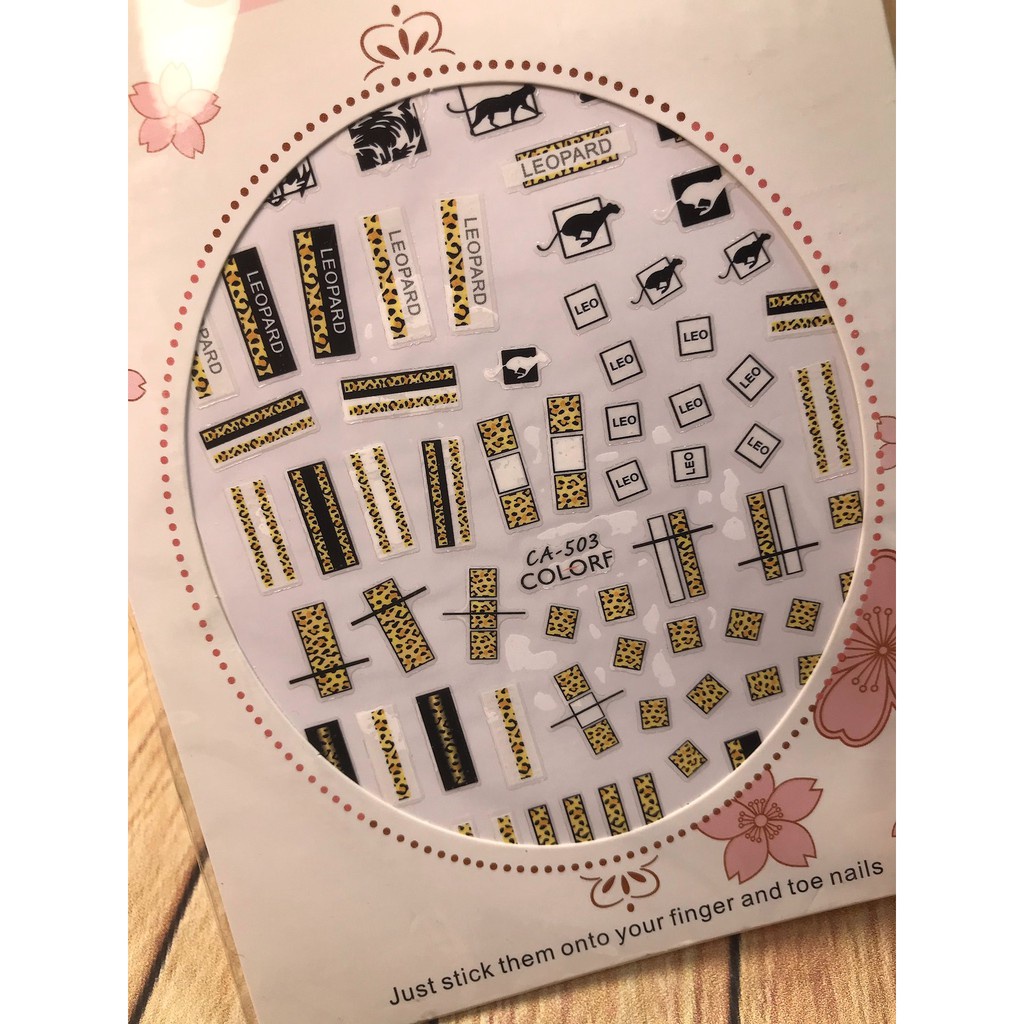 Hình dán móng tay mã số 65