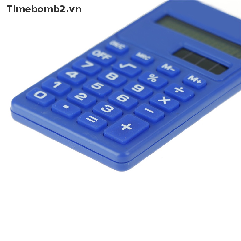 Máy Tính Mini 8 Số 2 Sử Dụng Năng Lượng Mặt Trời Dễ Thương