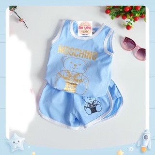 Bộ thun ba lỗ bé gái cực iu cho bé 8-35kg