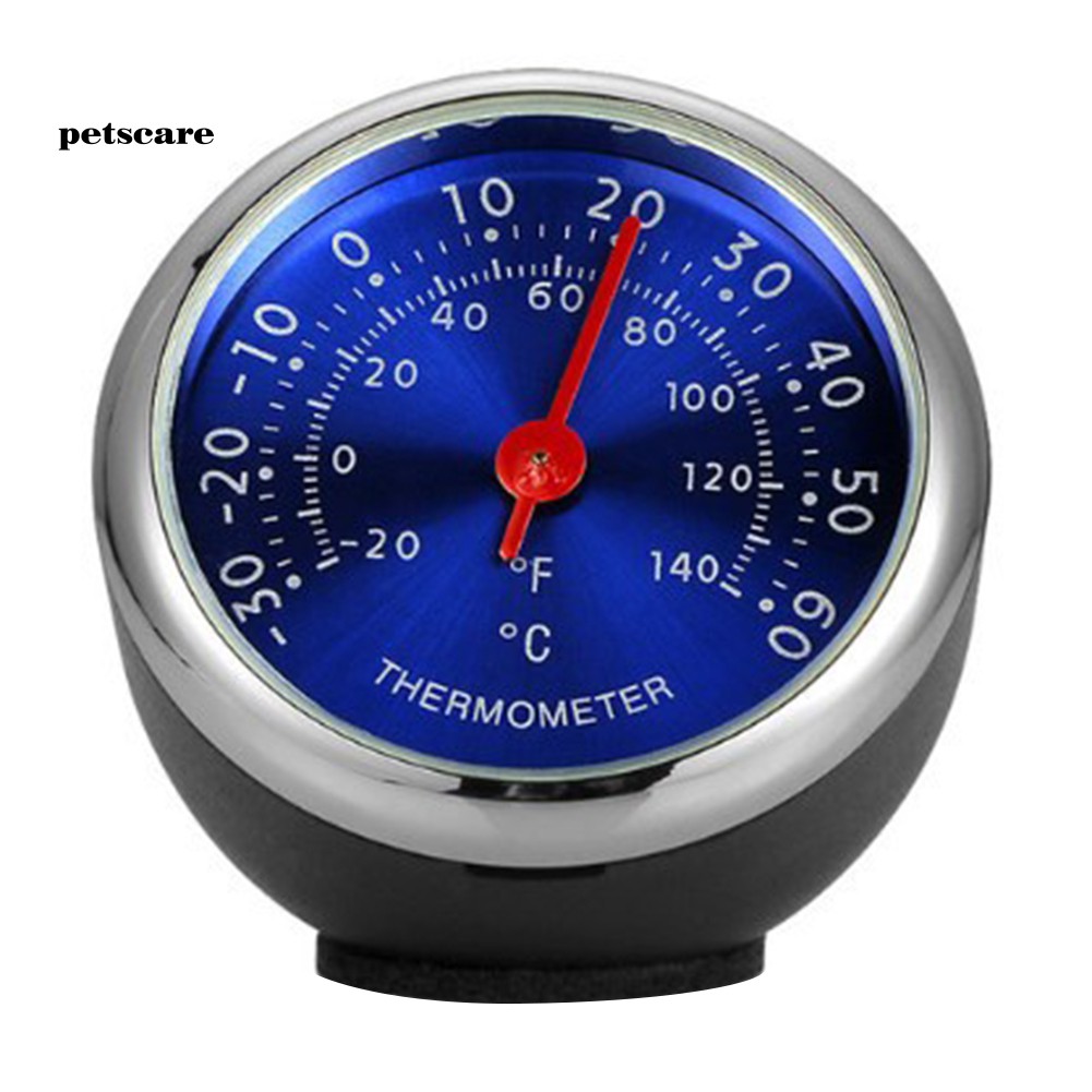 Đồng hồ cơ đo nhiệt độ và độ ẩm mini gắn bảng đồng hồ xe hơi