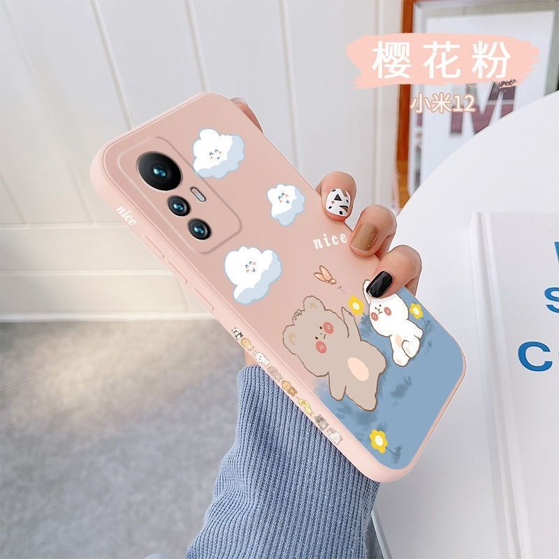 Ốp điện thoại QIANZI silicon mềm kiểu gấu thỏ cho Xiaomi Redmi Note11 Note11 Pro Redmi 10 Xiaomi 11 11 Lite Xiaomi 112