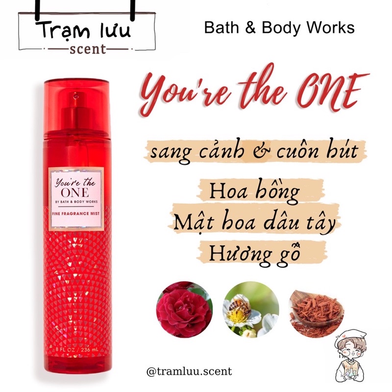 Xịt thơm toàn thân body mist Bath And Body Works 236ML phulieutocpinky Phụ Liệu Tóc Pinky