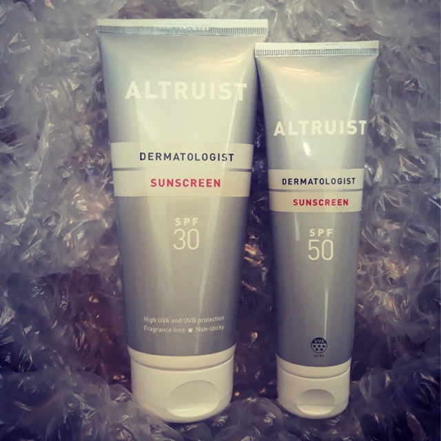 Kem chống nắng Altruist spf30 và spf50 và Facefluid