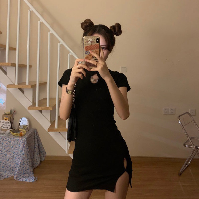 ( SẴN MẪU 5 SIZE S ) Sườn xám cách tân Trung Hoa AK1110 | BigBuy360 - bigbuy360.vn