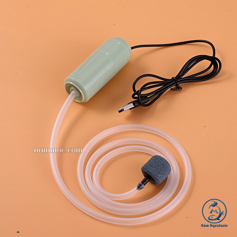Máy Sủi USB Siêu Rẻ - Sủi Oxy Cho Cá Cảnh | Di Động Khi Đi Câu - Cắm Sạc Dự Phòng Khi Cúp Điện
