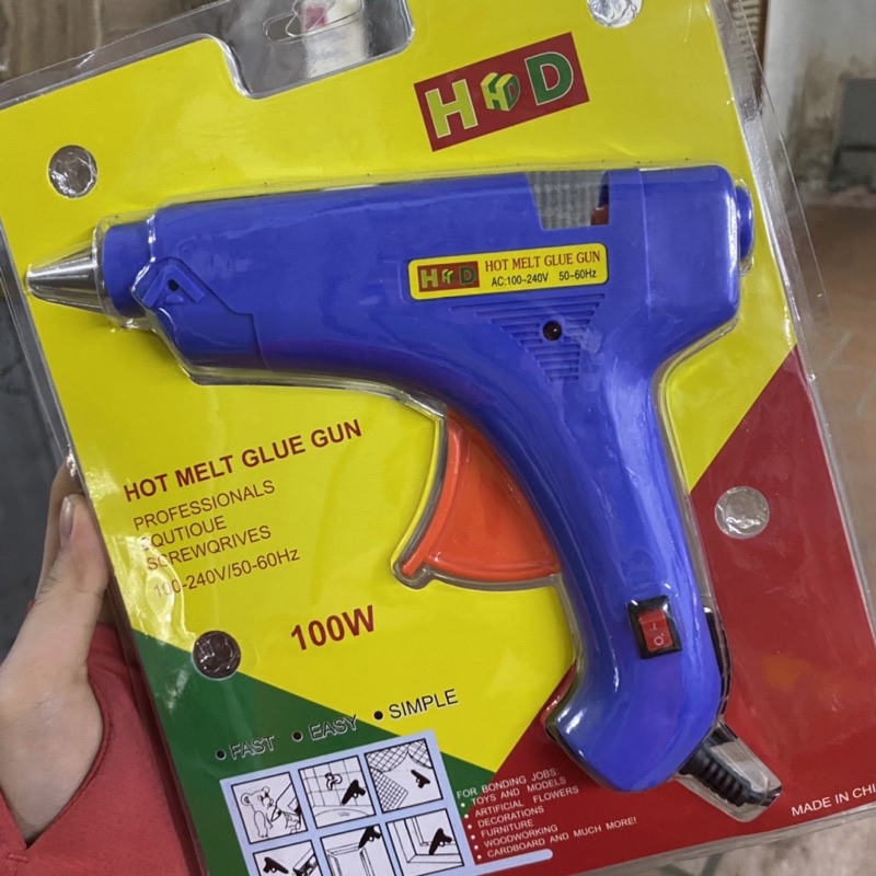 Súng bắn keo nến to 100w - máy bắn keo nến 100W dụng cụ làm thủ công