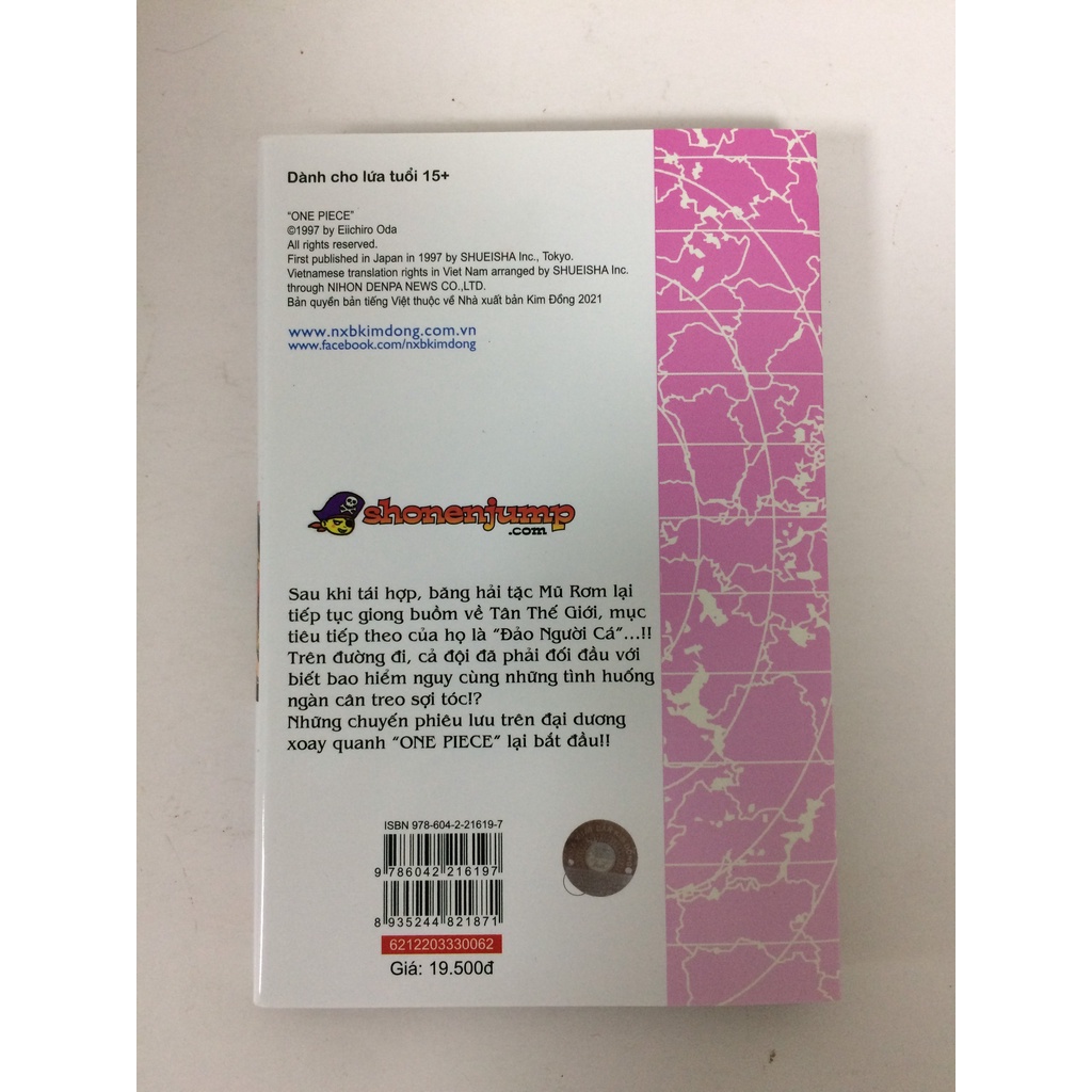 Sách - One piece - Tập 62 (Bìa rời)