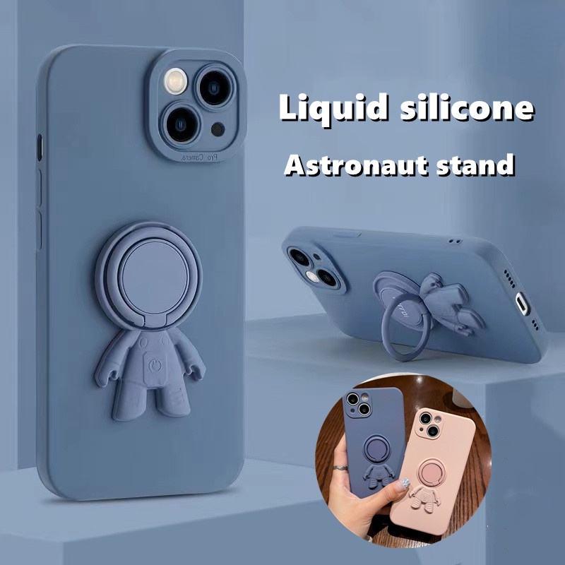 Ốp Điện Thoại Silicon Chống Sốc Hình Phi Hành Gia Cho iphone 11 pro max 12/13 pro max Xs max XR 7plus/8plus se2020