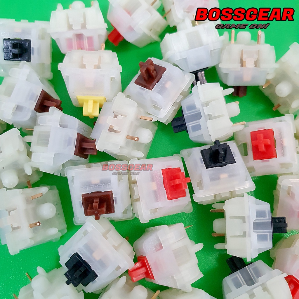 Switch Gateron Milky Yellow / Brown/ Red/ Black lẻ Switch Gateron 3S-KX1 5 PIN sử dụng cho bàn phím cơ