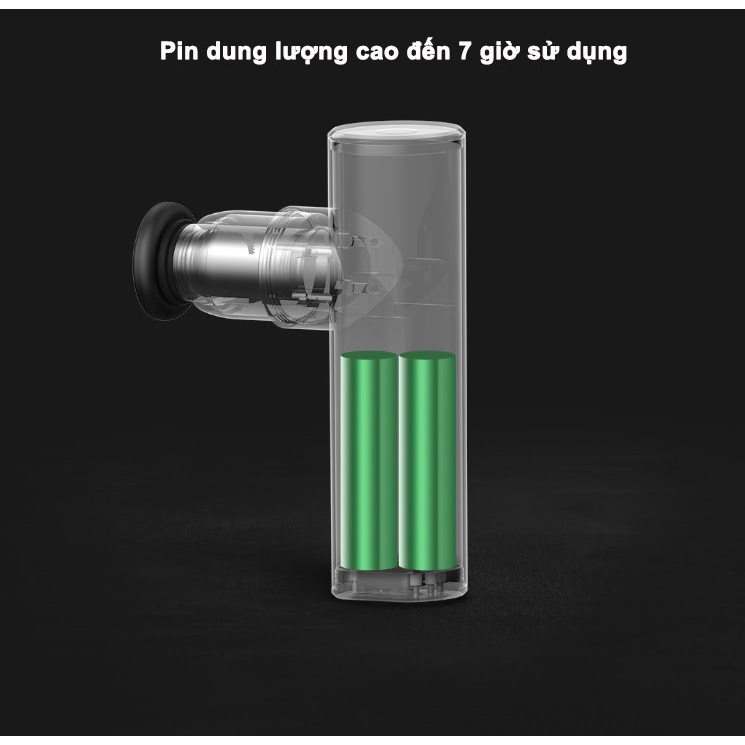 Máy Massage Cầm Tay Mini Momoda SX319, Súng Massage Cầm Tay Mini Toàn Thân 4Cấp Độ Chuyên Sâu Đa Năng