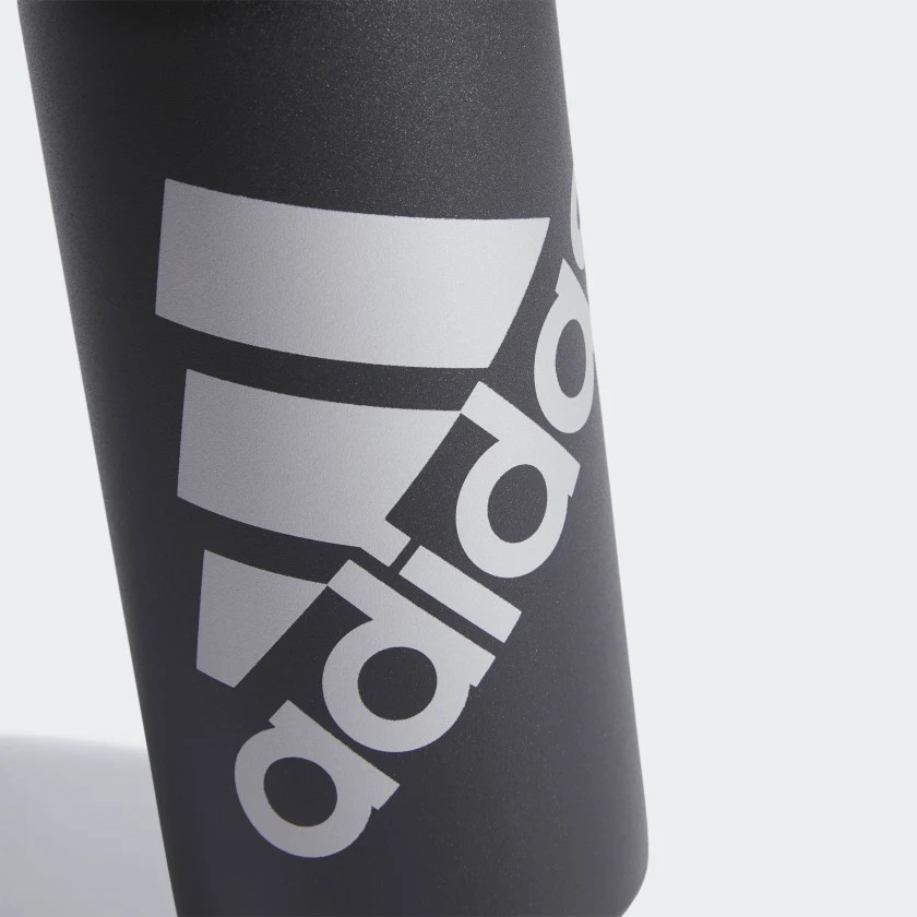 Bình giữ nhiệt Adidas, bình giữ nhiệt Adidas Mỹ màu đen sọc trắng 1 lit