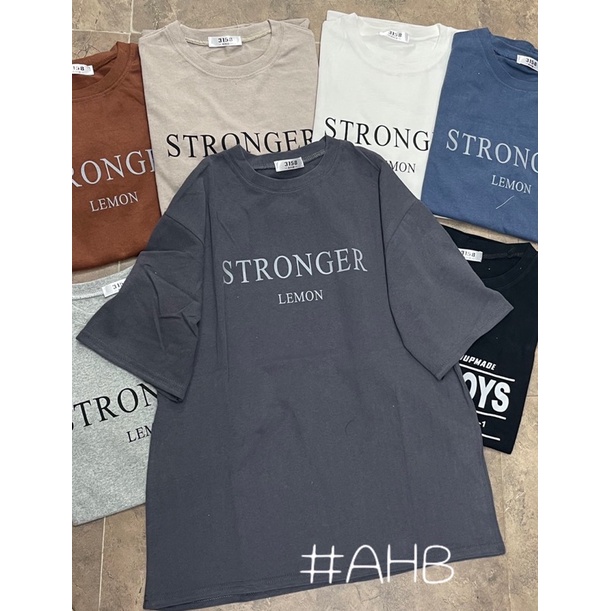 Áo phông STRONGER form rộng-phông 3158