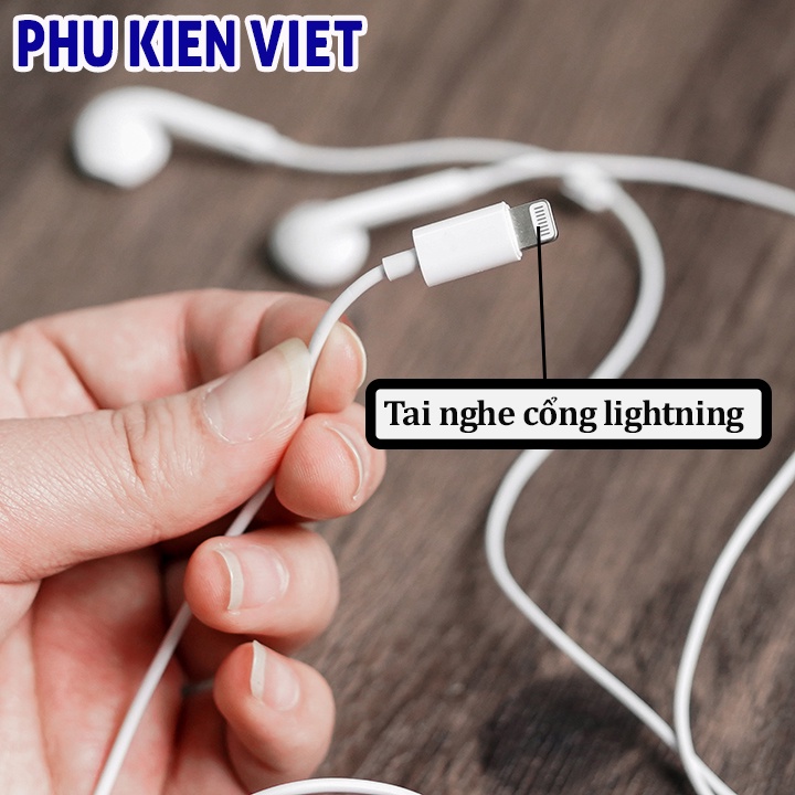 Tai nghe iPhone chính hãng cho 5/5s/6/6s/6plus/6splus/7/7plus/8/8plus/x/xr/xs/11/12/pro/max/plus/promax - Phụ Kiện Việt